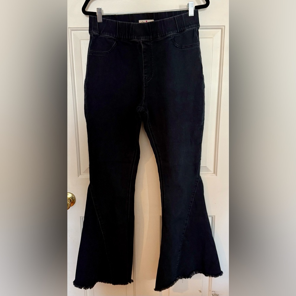 Black Flare Jeggings